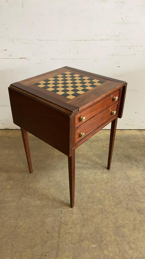 Drop Leaf Chess Game Table (1 of 6)