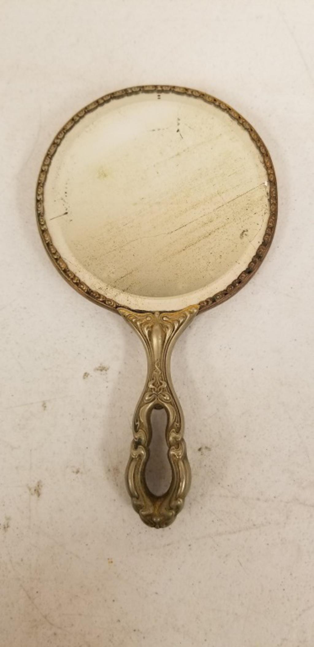 Art Nouveau Mirrors and Pairpoint Tray (1 of 5)