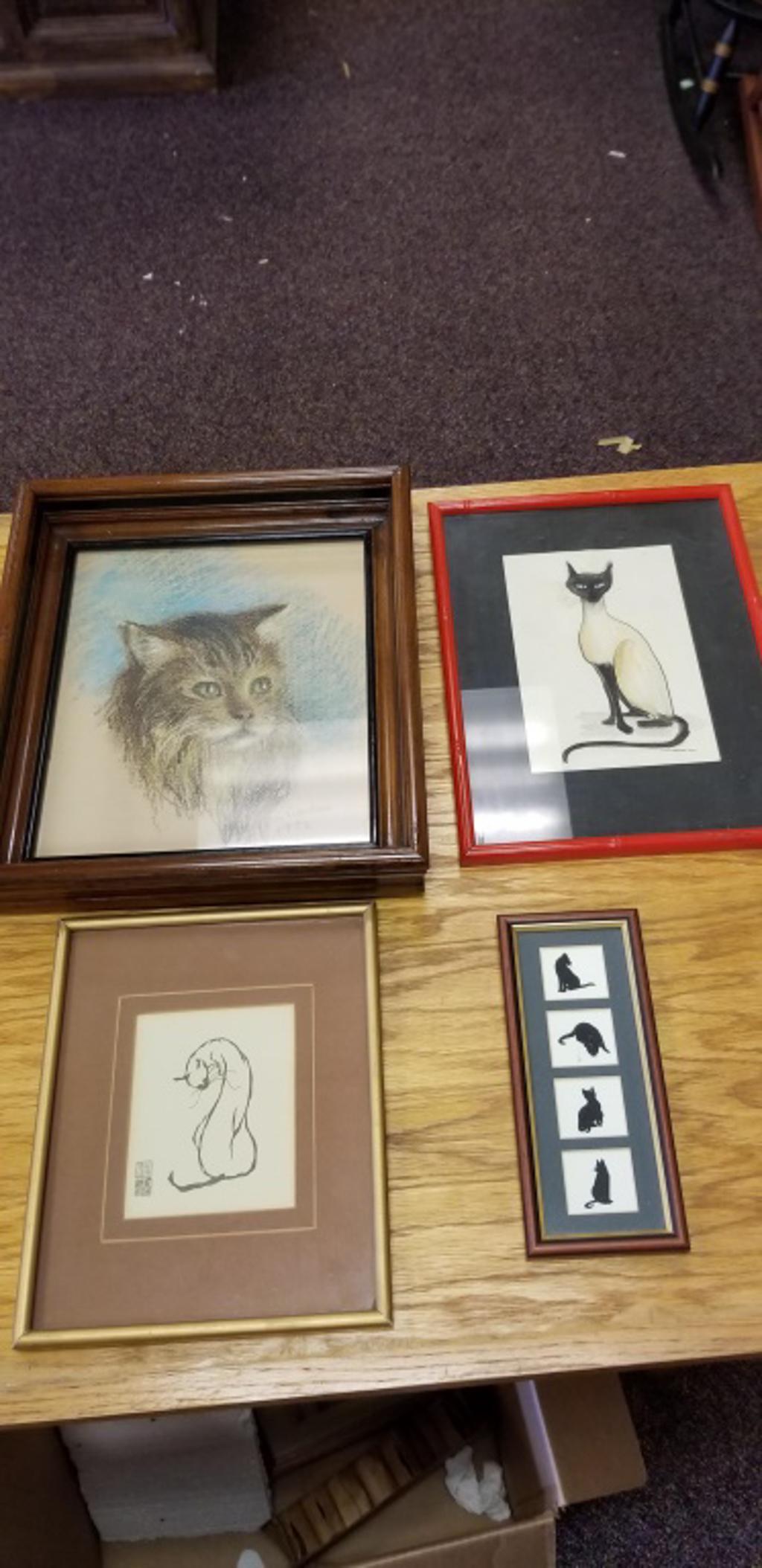 Framed Cat Art (1 of 5)