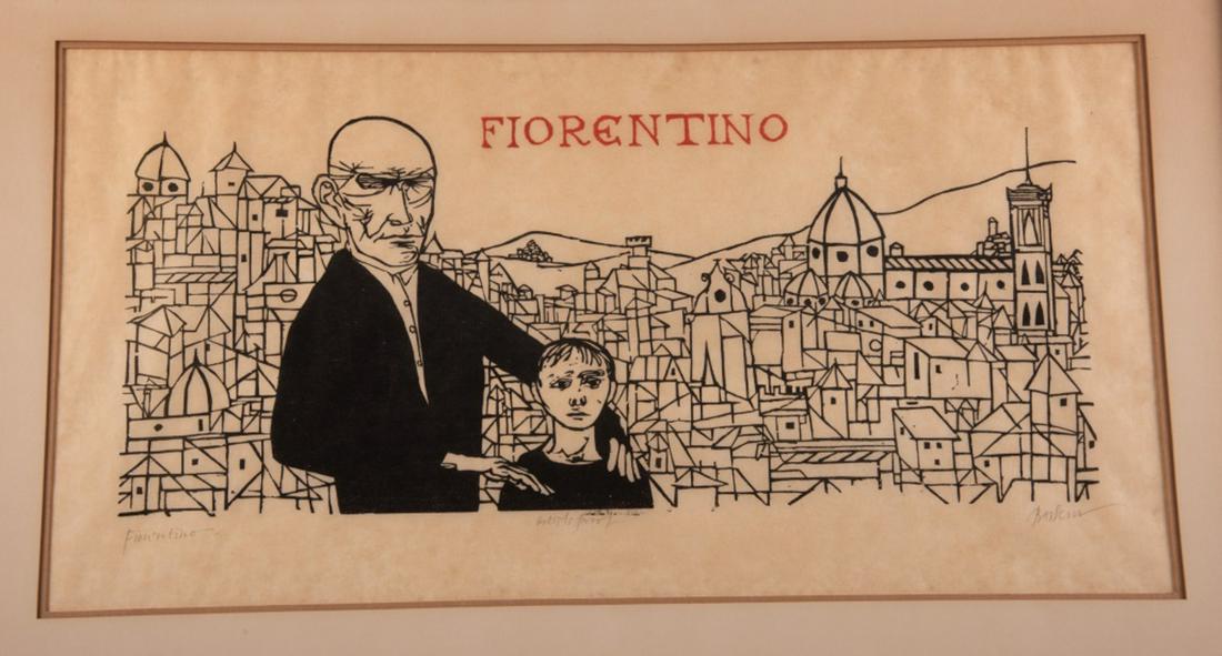 Leonard Baskin Artist Proof Woodcut Print (1 of 7)