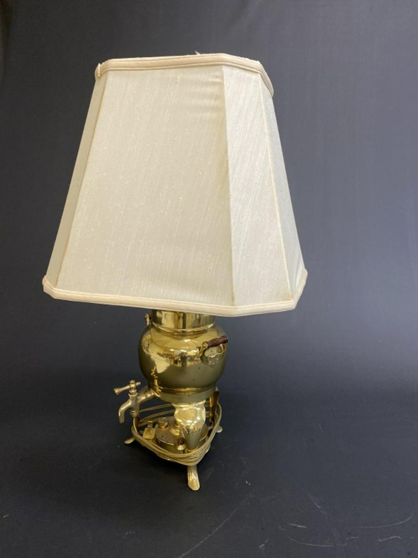 Brass Samovar Lamp (1 of 3)