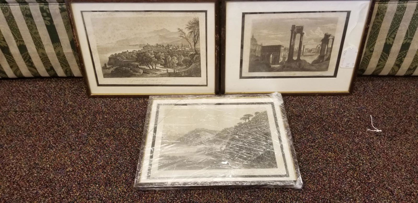 Three L 18th/E 19th C Framed Engravings (1 of 1)