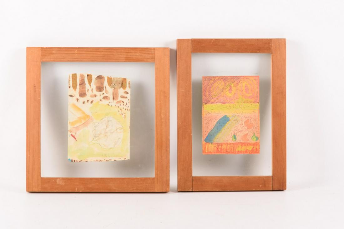 Two Italo Scanga Mixed Media Drawings (1 of 5)