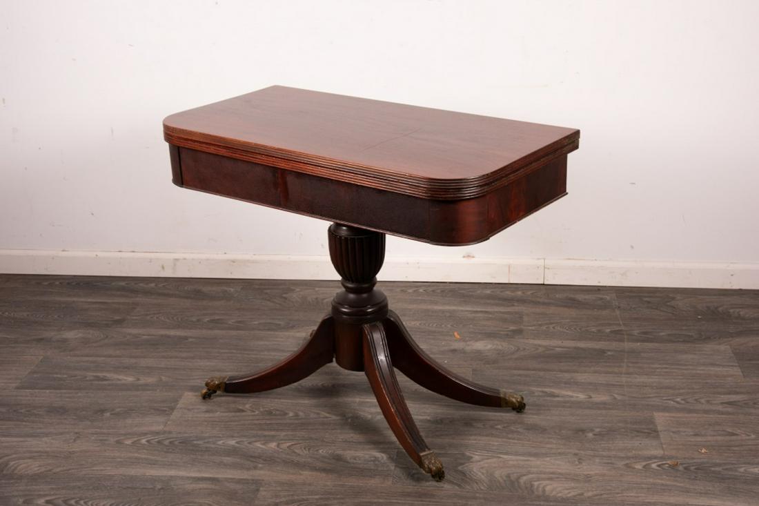 Mahogany Folding Top Game Table (1 of 7)