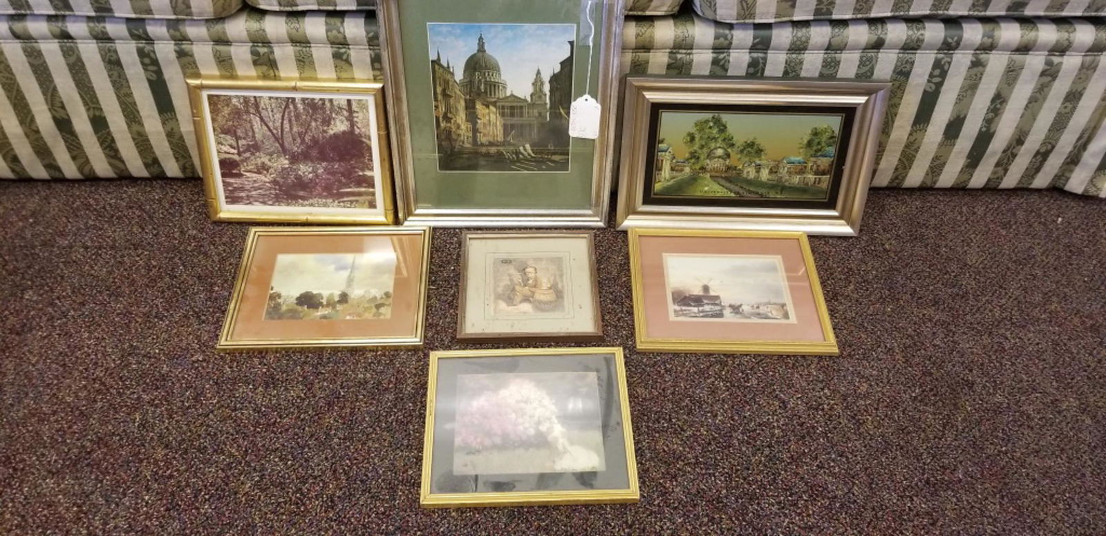 Seven Pieces of Various Framed Artwork (1 of 4)