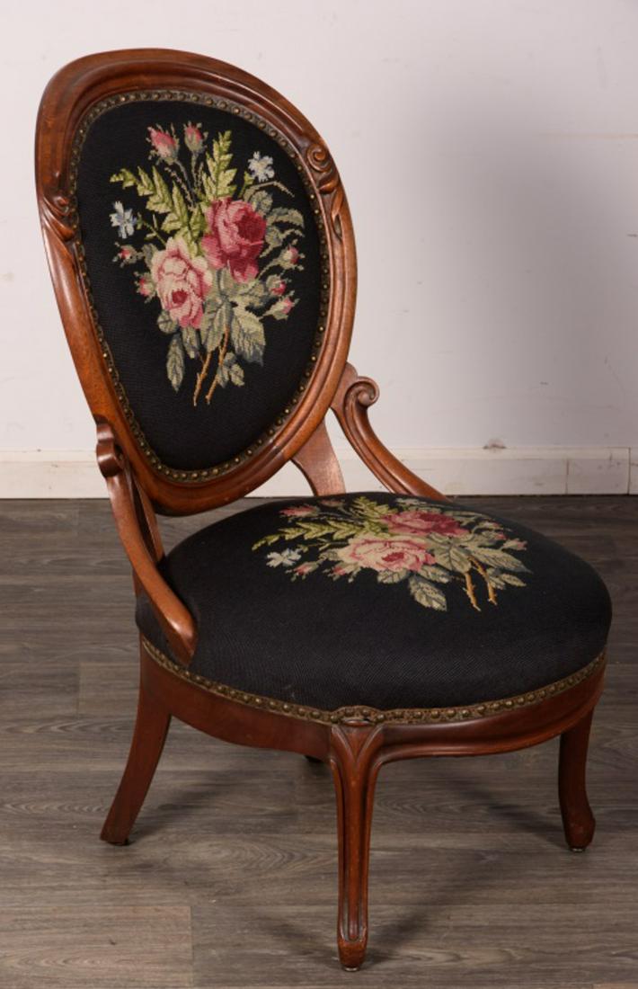 Needlepoint Side Chair (1 of 8)