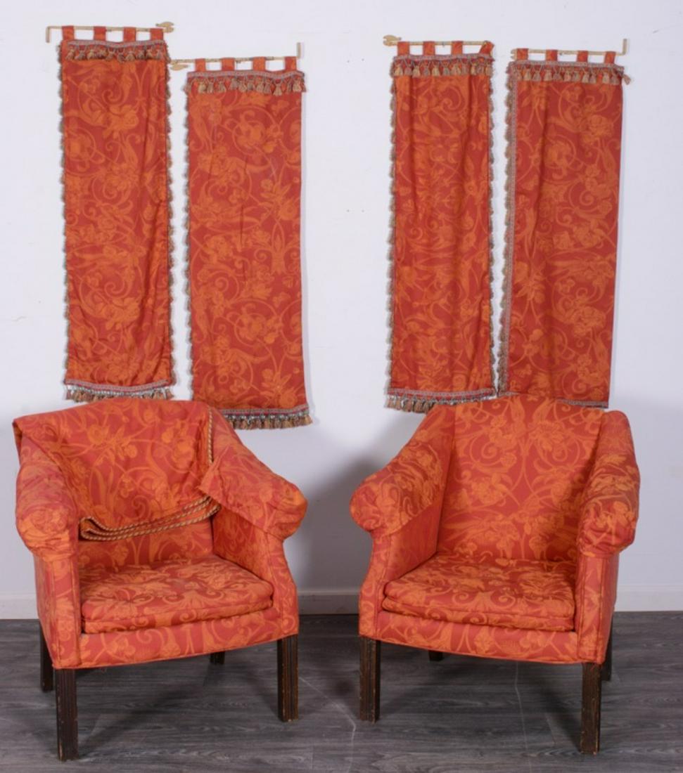 Pair Upholstered Armchairs (1 of 17)