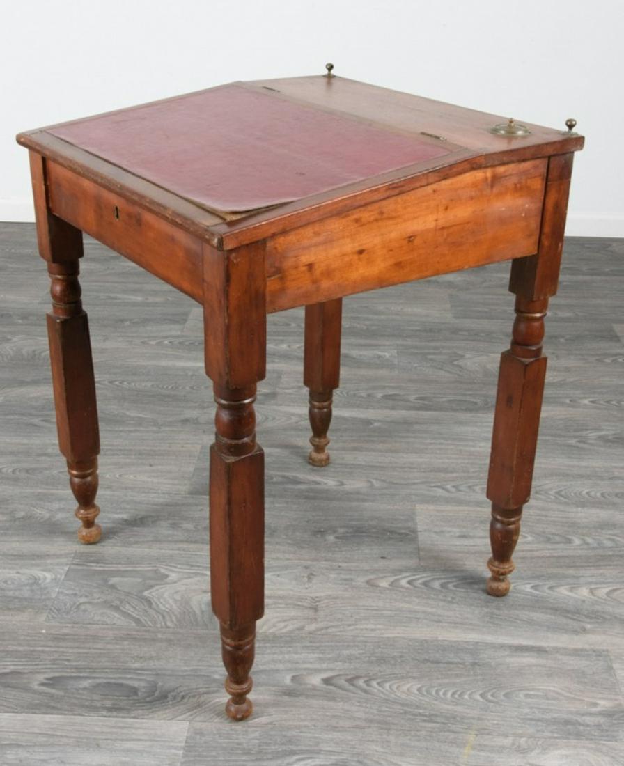 19th C Mahogany School Masters Desk (1 of 9)