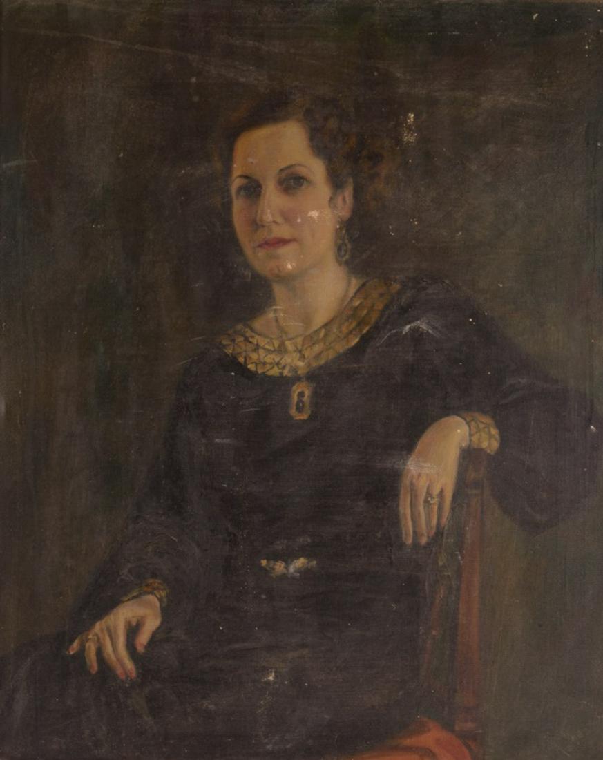 L 19th E 20 C Portrait of Woman (1 of 4)