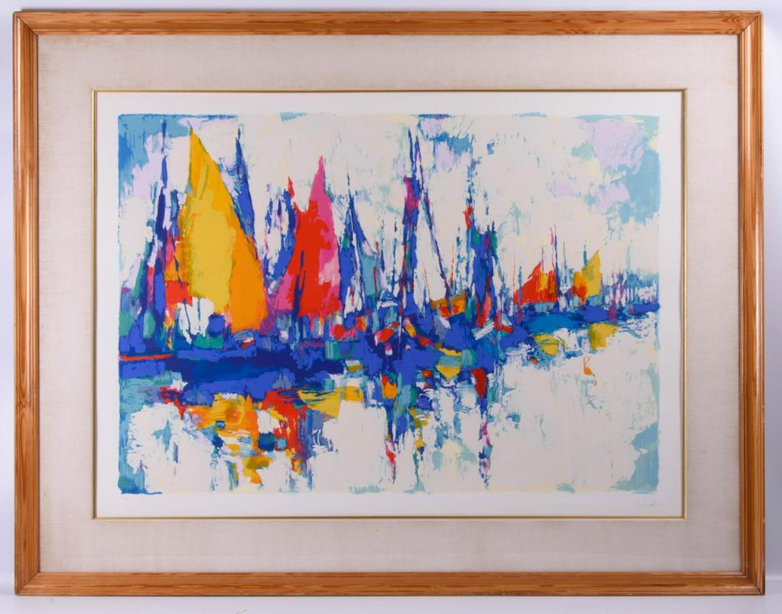 Nicola Simbari Blue Marina Framed Lithograph (1 of 6)