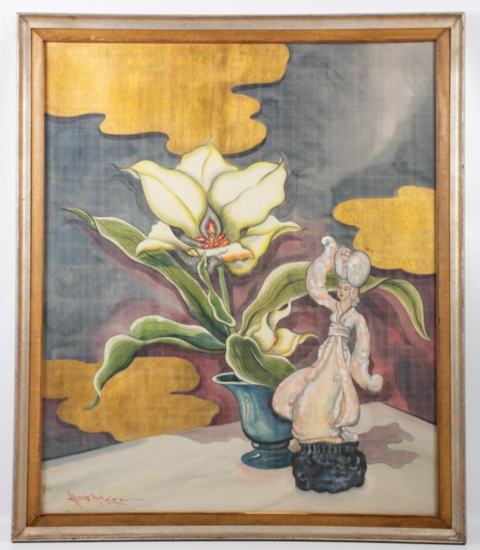 Art Deco Mixed Media Drawing (1 of 9)