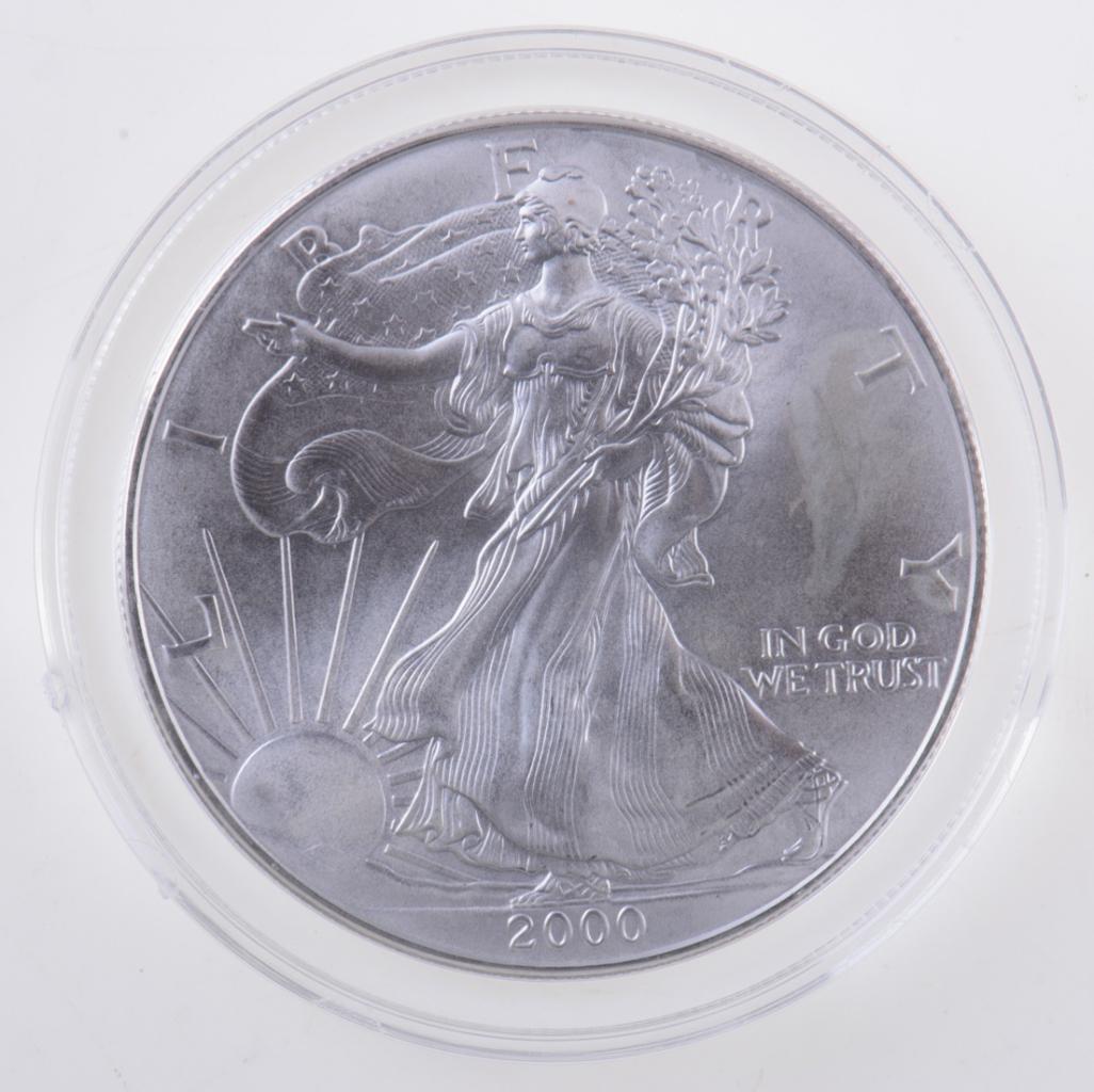 2000 American Eagle Silver Dollar (1 of 2)