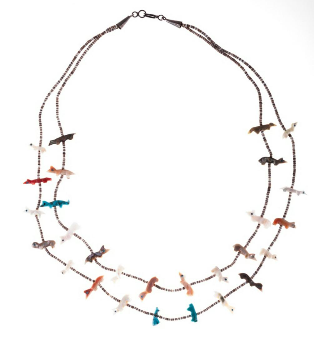 Zuni Fetish Necklace, Double Strand (1 of 3)