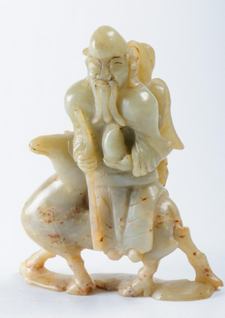 Chinese Carved Stone Figure of Zhang Guo (1 of 8)