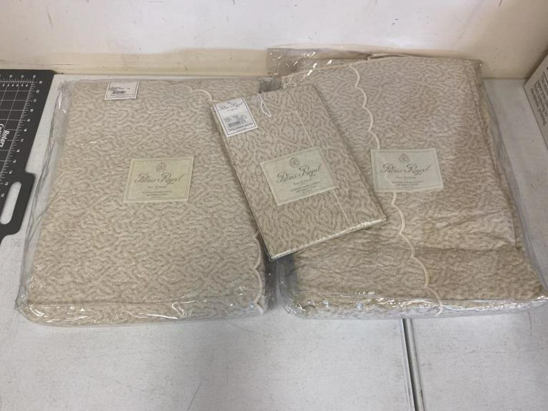 Two Yves Delorme Twin Coverlets and Shams (1 of 5)