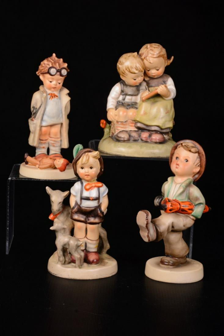 Four M.I. Hummel Porcelain Figures (1 of 14)