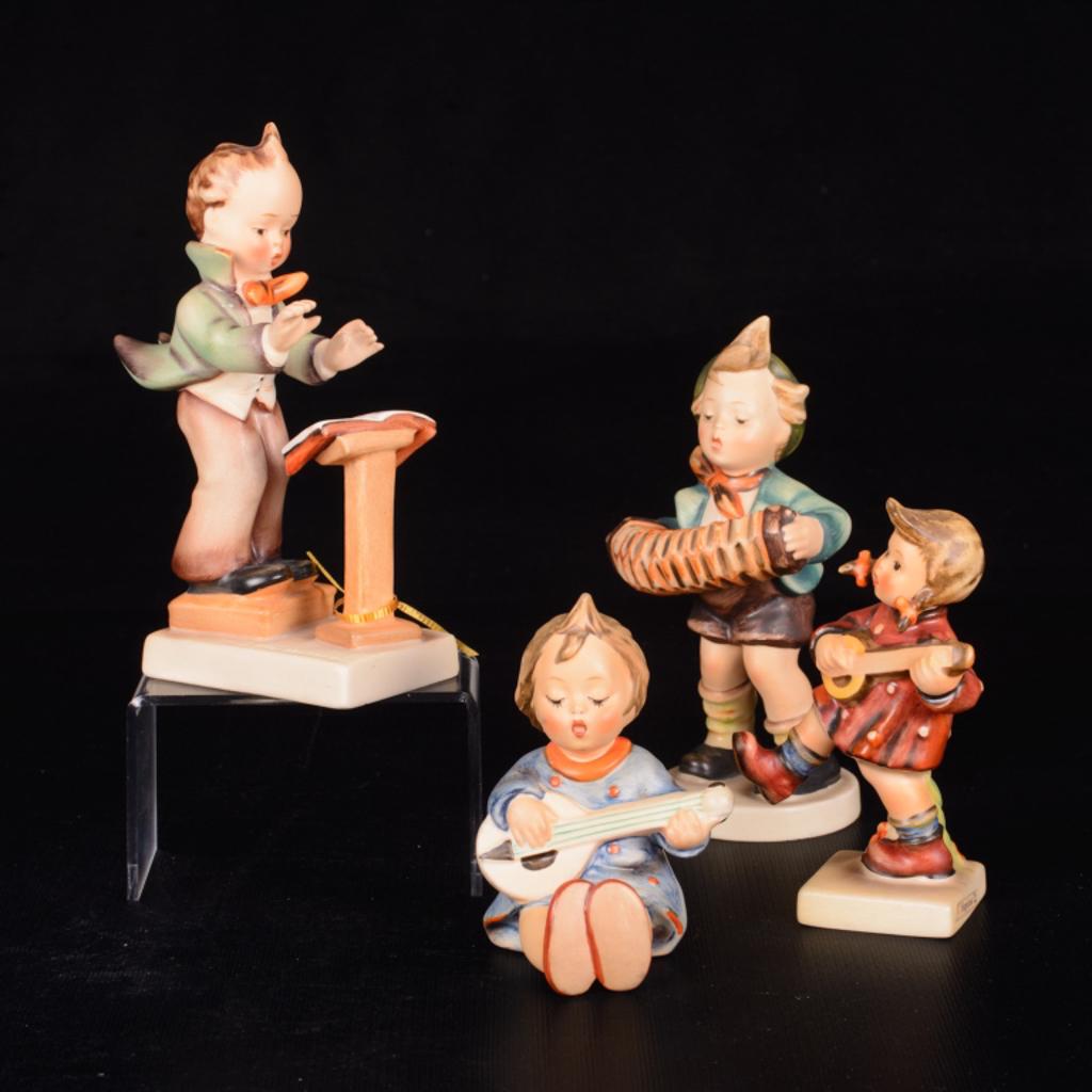 Four M.I. Hummel Porcelain Figures (1 of 9)