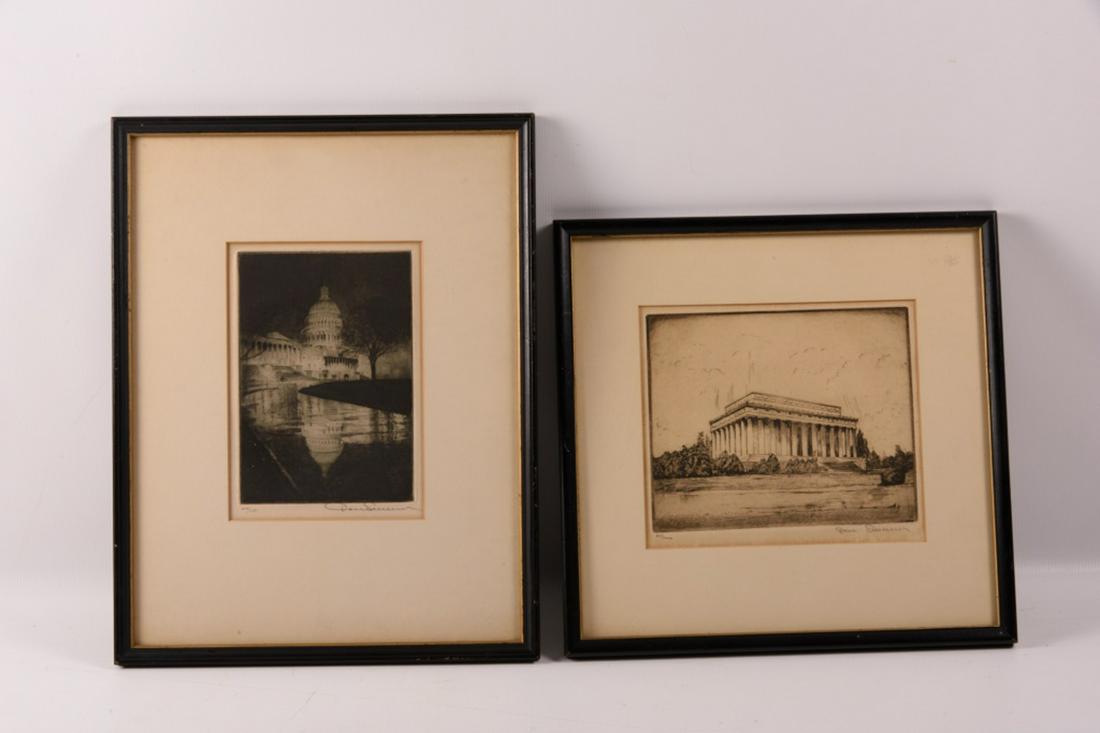 Two Don Swann Etchings (1 of 8)