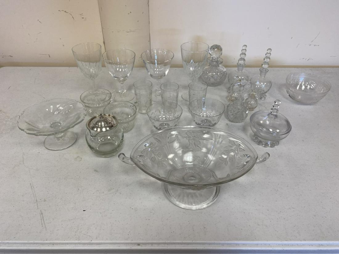 Deep Cut Crystal Perfume Bottles (1 of 10)