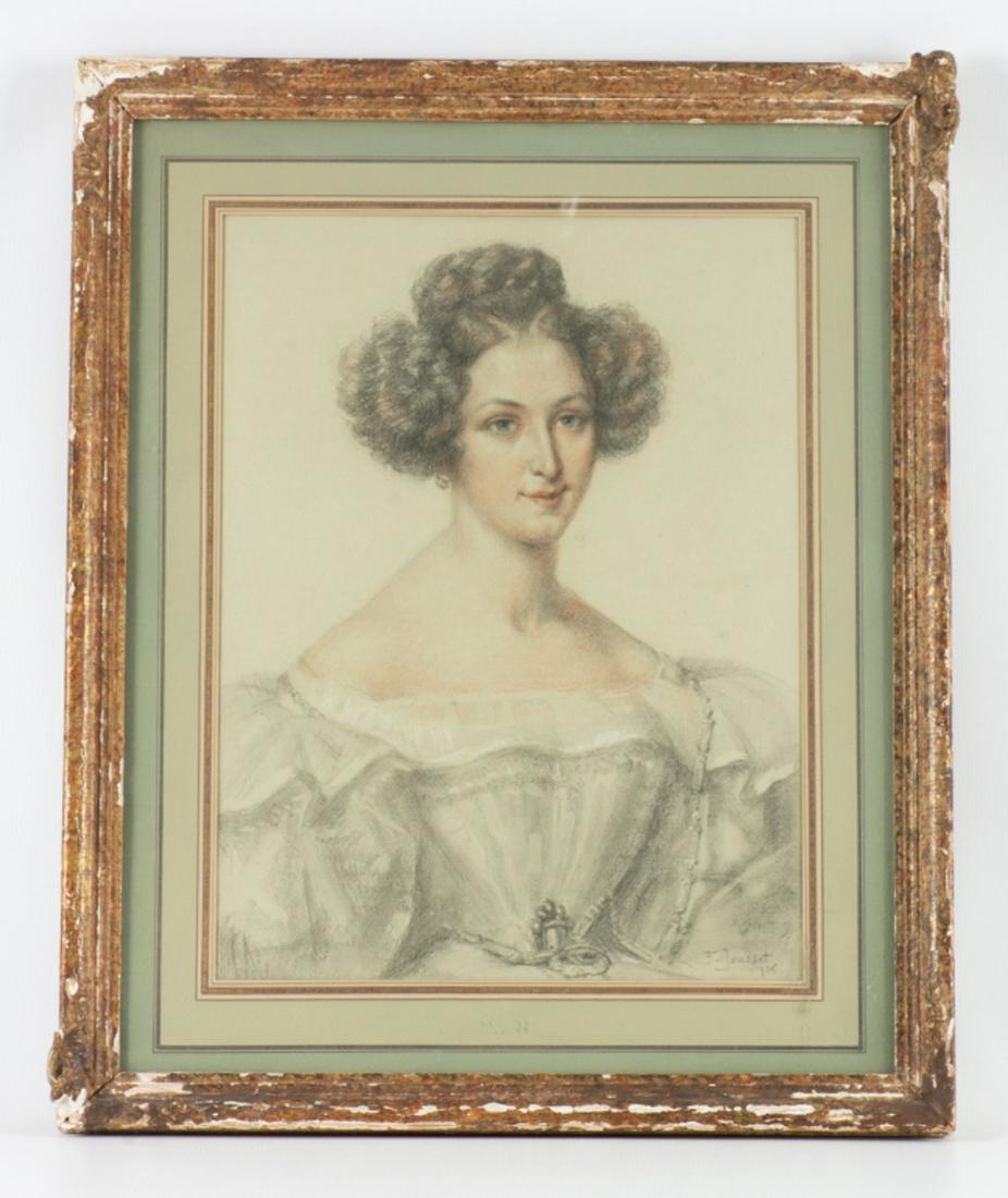 Frederic Jousset Pastel and Charcoal Drawing (1 of 7)