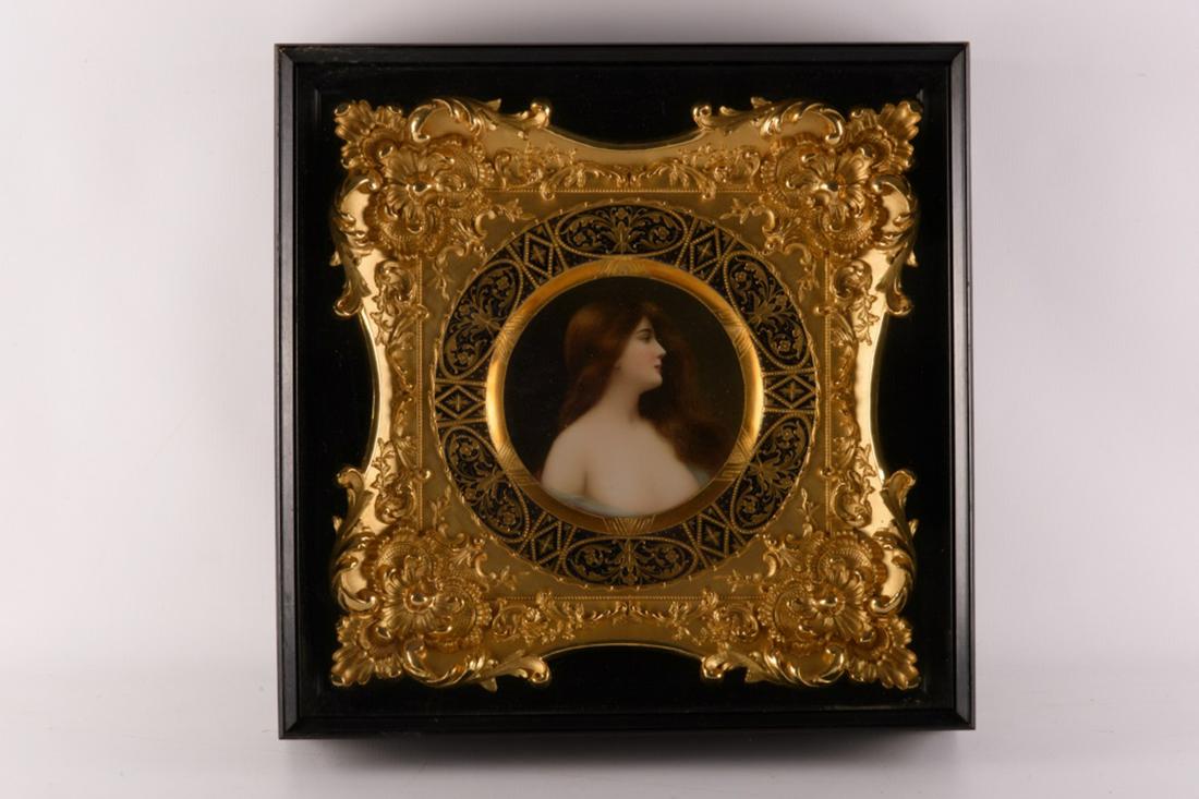 Austrian Porcelain Portrait Plate (1 of 5)