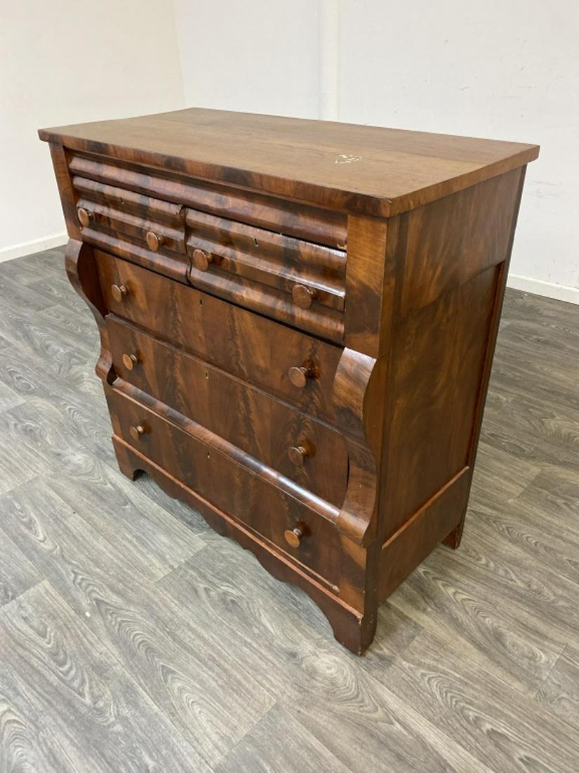 Empire Style Two Over Three Chest of Drawers (1 of 10)