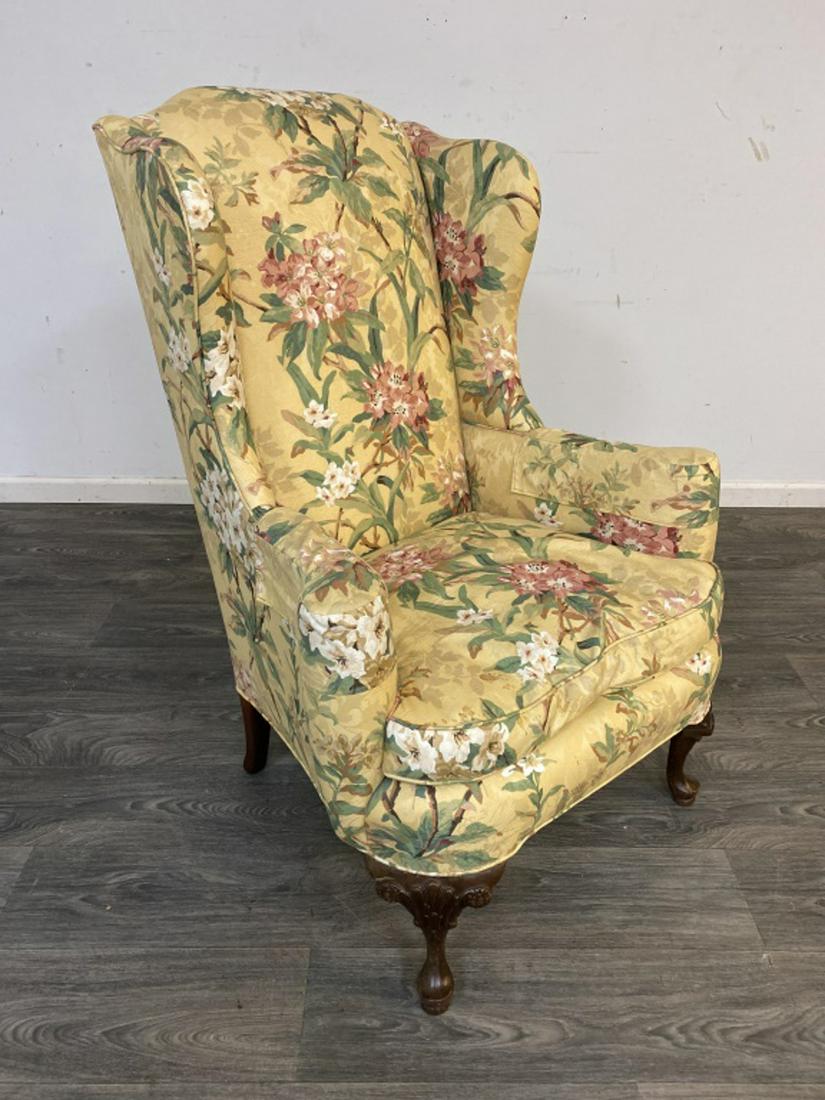 Yellow Upholstered  Armchair (1 of 7)