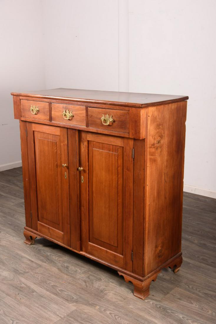 Mahogany Two Drawer & Door Cupboard (1 of 7)