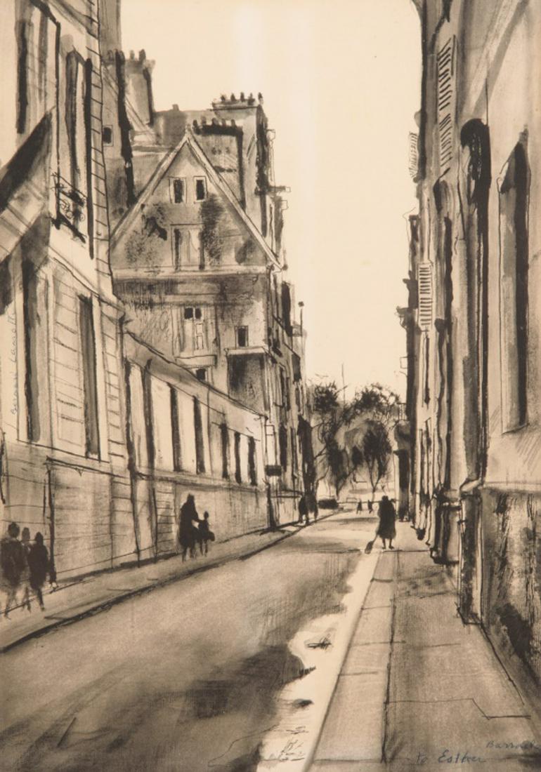 Bernard Lamotte Ink Drawing (1 of 7)