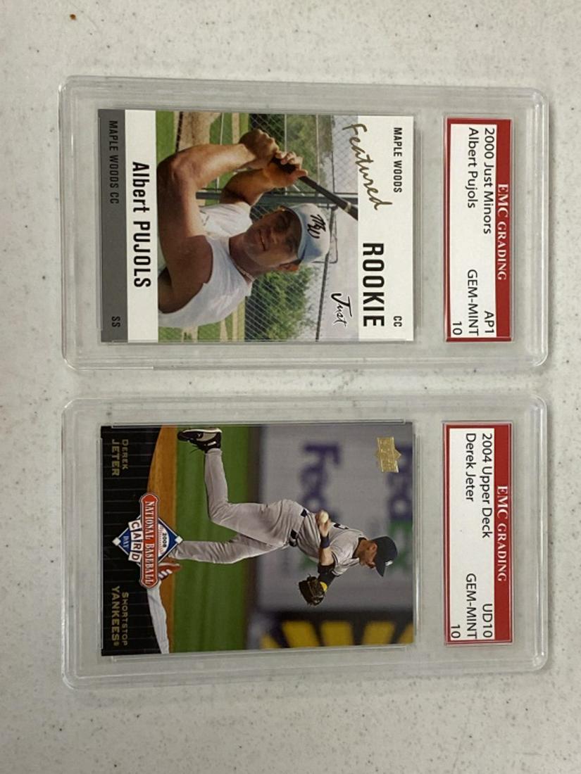 2004 Derek Jeter & 2000 Albert Pujols Cards (1 of 2)