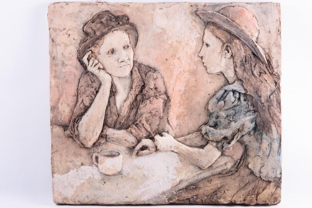 Fired Clay Relief Sculpture (1 of 5)
