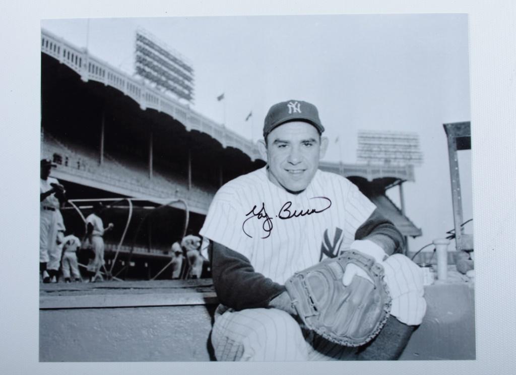 Yogi Berra Autographed Photograph (1 of 3)