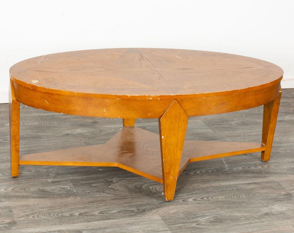 Two Tier Oval Coffee Table (1 of 1)