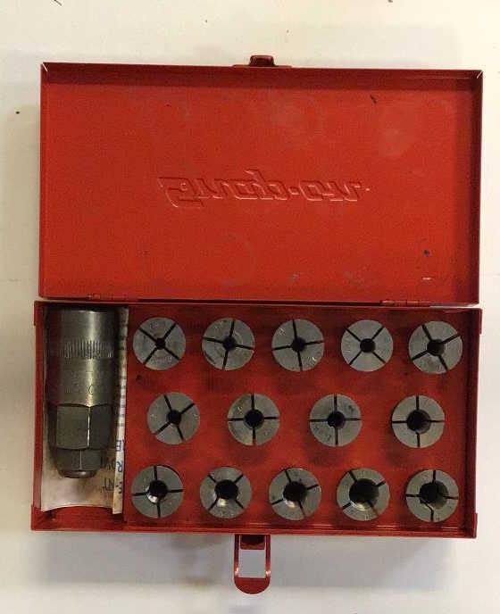 Snap On Stud Remover and Resetter Set 15 Piece: Snap On stud remover and resetter set 15 piece.