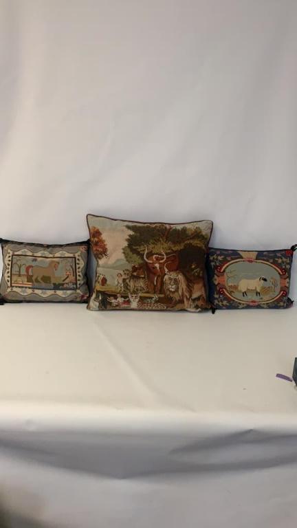 Three Needlepoint Pillows (1 of 6)