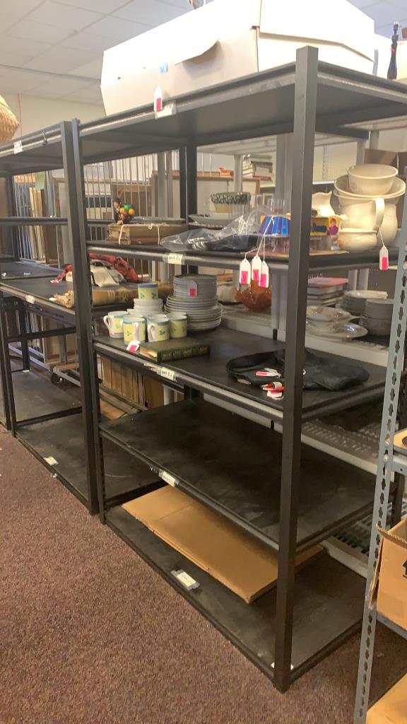Muscle Rack: In good condition. Items on shelf not included.