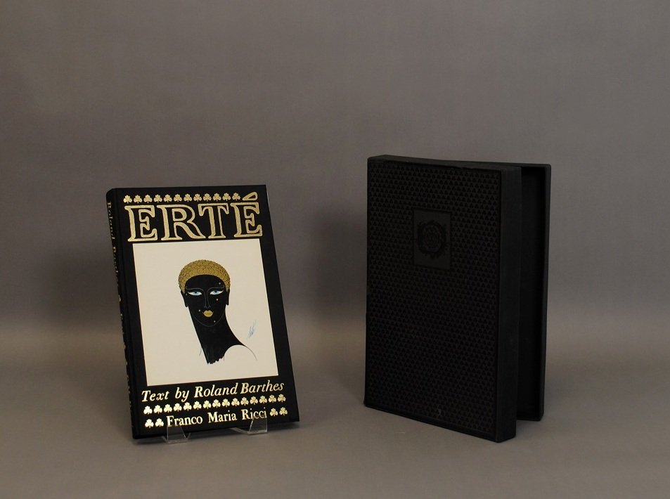 "Erte", by Roland Barthes: Published by Franco Maria Ricci, copyright 1972. In fitted box.