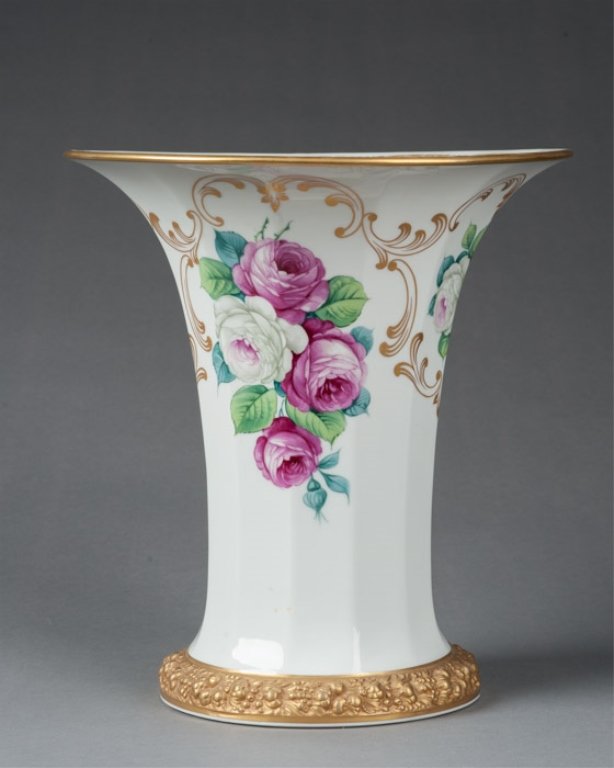 A Rosenthal Vase: Height: 10 3/4" Diameter: 10 1/8"