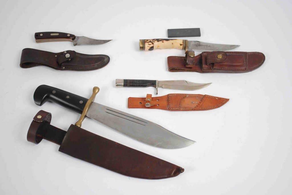 Collection of Four (4) Knives: To include: Case XX, Old Timer, Soleoh, and Schrade.
