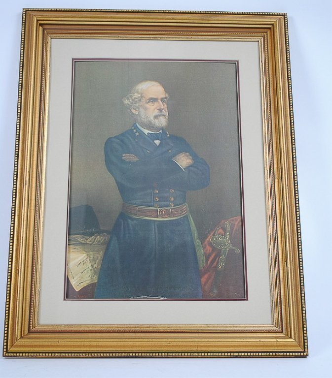 Print "Robert E. Lee": Framed print.