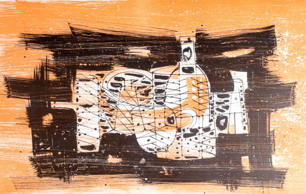 Paul Maxwell Signed Lithograph "Still Life": Unframed; measures approximately 19-1/8" x 25-1/2"; signed in lower right corner and numbered in lower left 105/150; titled in bottom left. Paul Maxwell (born in Frost Prairie, Arkansas) is a prolific