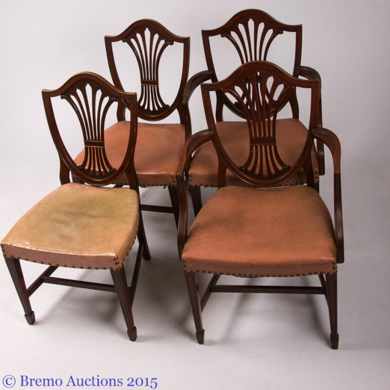 Georgian Revival Dining Chairs, Set of Four (4) (1 of 5)