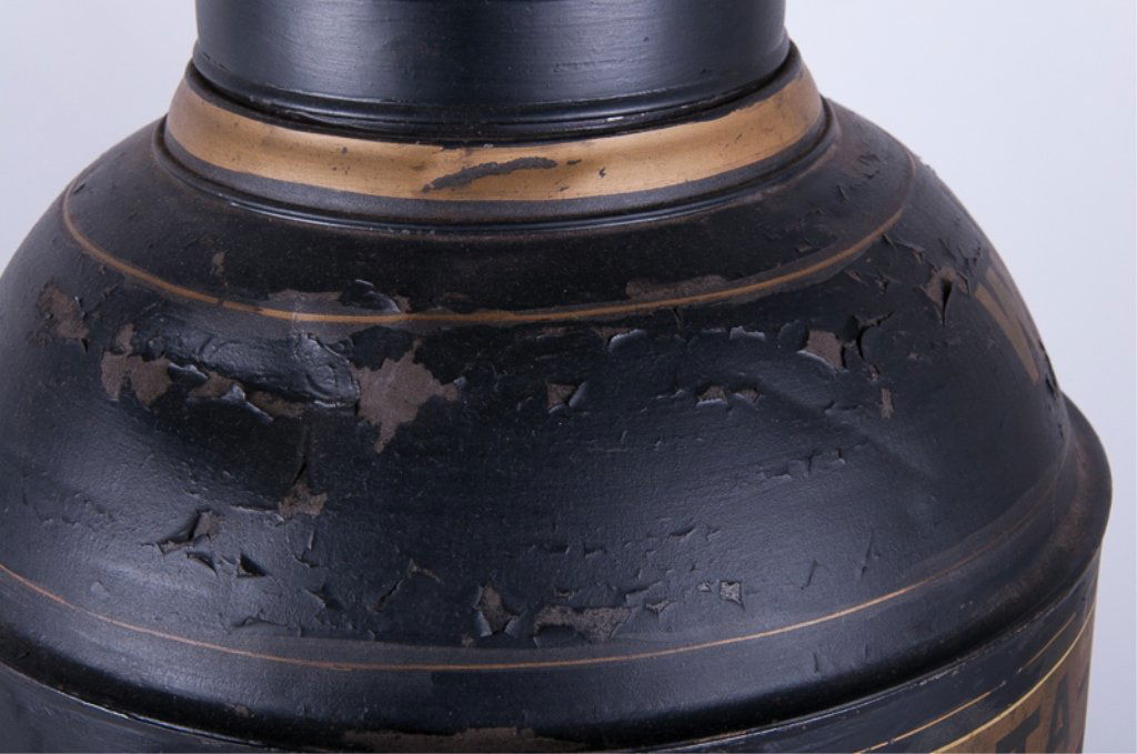 Toleware Tea Canister Lamp - 6