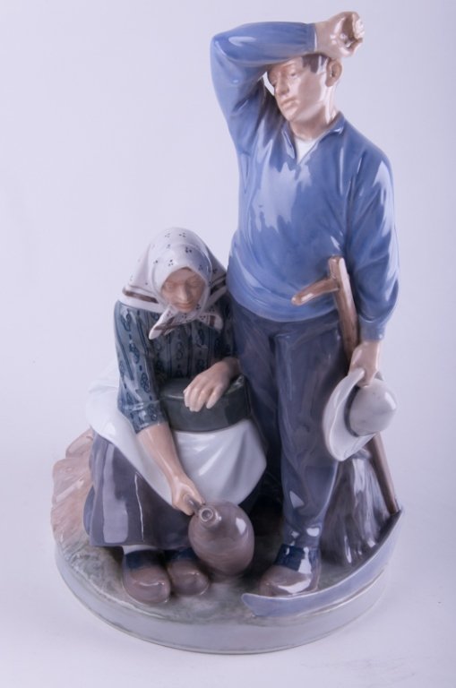 Royal Copenhagen "Large Harvest Group" Figure (1 of 8)