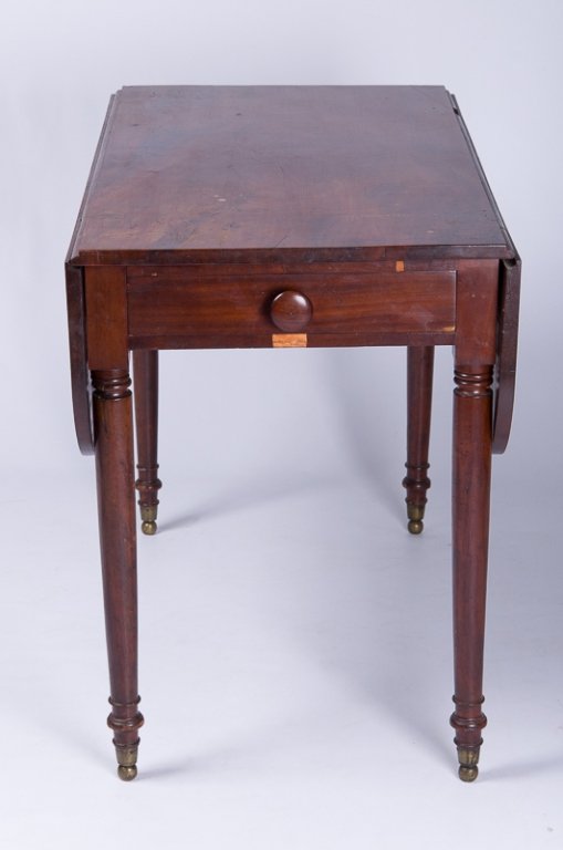 Walnut Pembroke Table w/ Drawer (1 of 6)