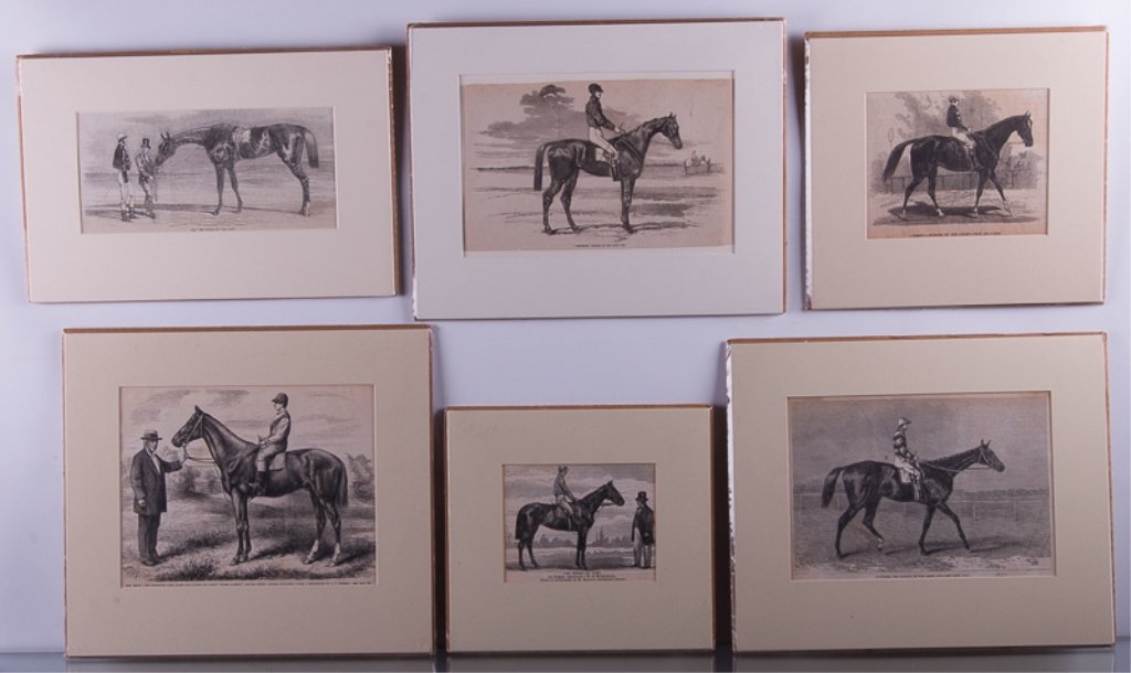 19th Century Equestrian Prints, Six (6) (1 of 10)