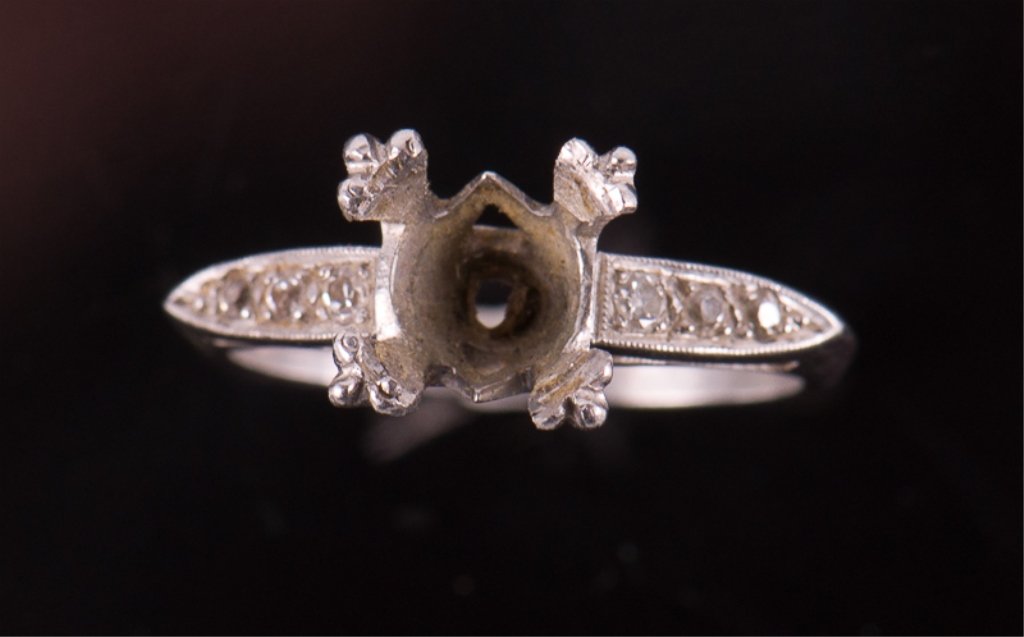 Platinum Setting w/ Diamonds (1 of 4)