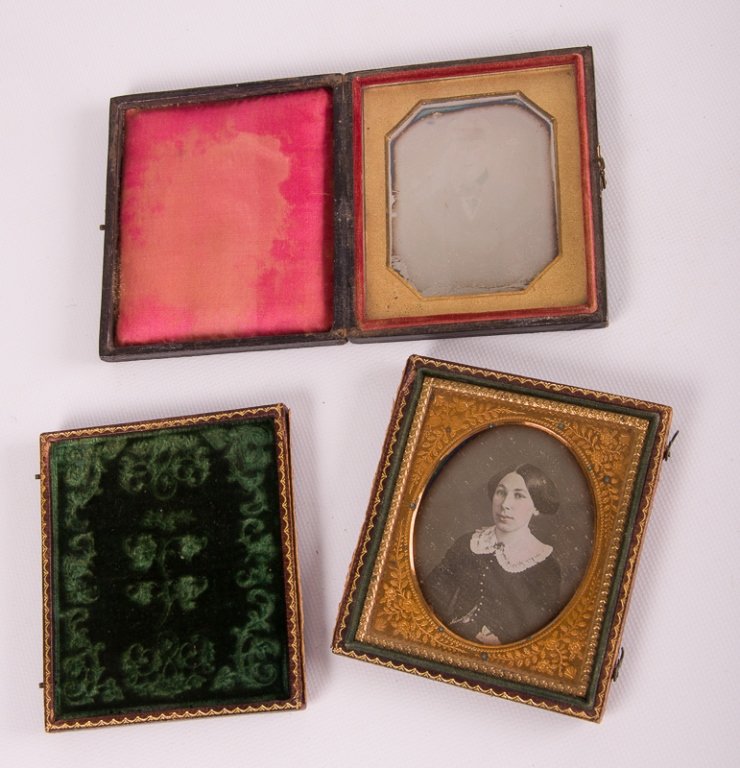 Daguerreotype Antique Photographs, Two (2) (1 of 5)