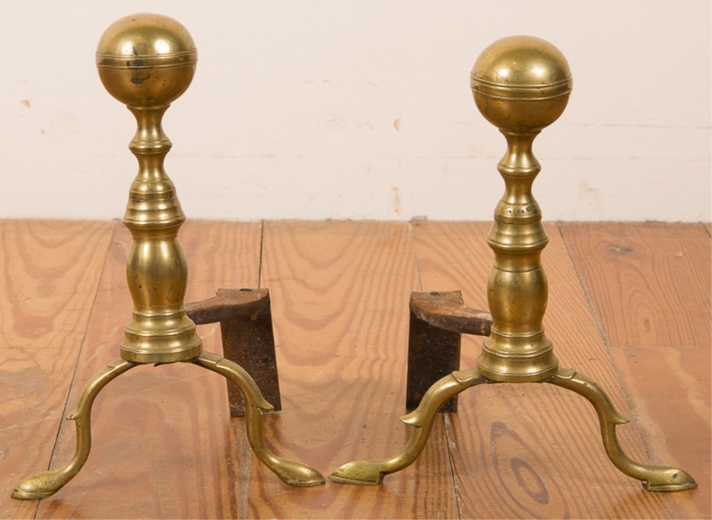 Cannonball Andiron Pair (1 of 3)