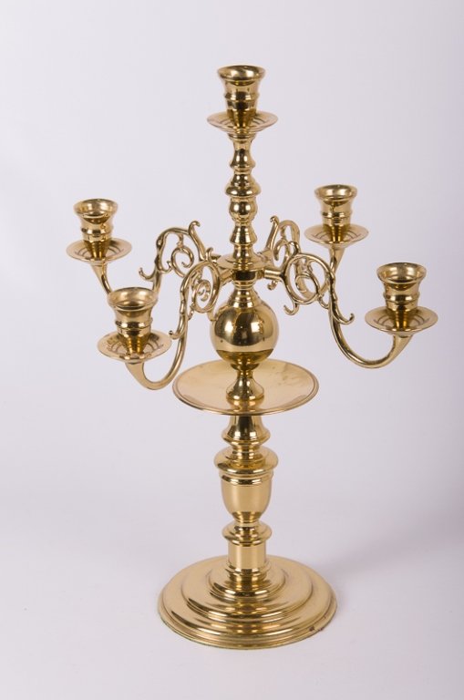 Virginia Metalcrafters Candelabra, Five (5) Prongs (1 of 3)